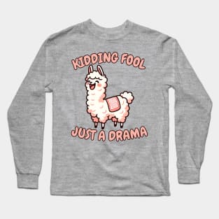 April fool llama Long Sleeve T-Shirt